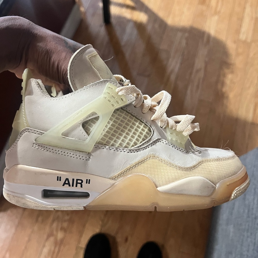 Used Off-white Jordan 4’s. No box included